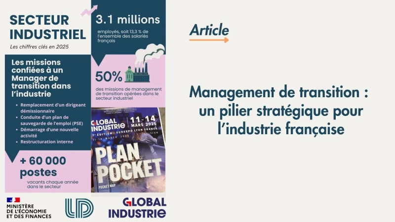 Le Management de Transition : un Atout Stratégique pour l’Avenir de l’Industrie Française