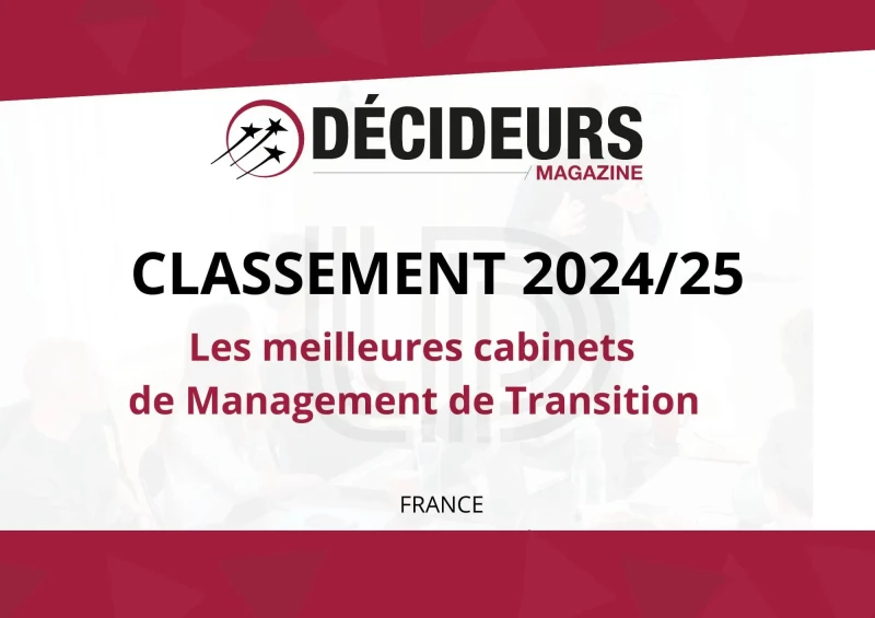 Classement Management de transition 2024 – 2025 : Les meilleurs cabinets de Management de Transition
