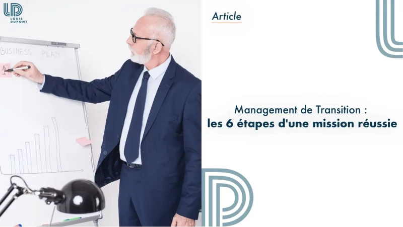 Management de Transition : les 6 étapes d’une mission réussie