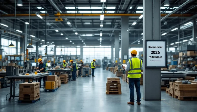 Centre-Val de Loire : face à la baisse des projets de recrutement industriels en 2026