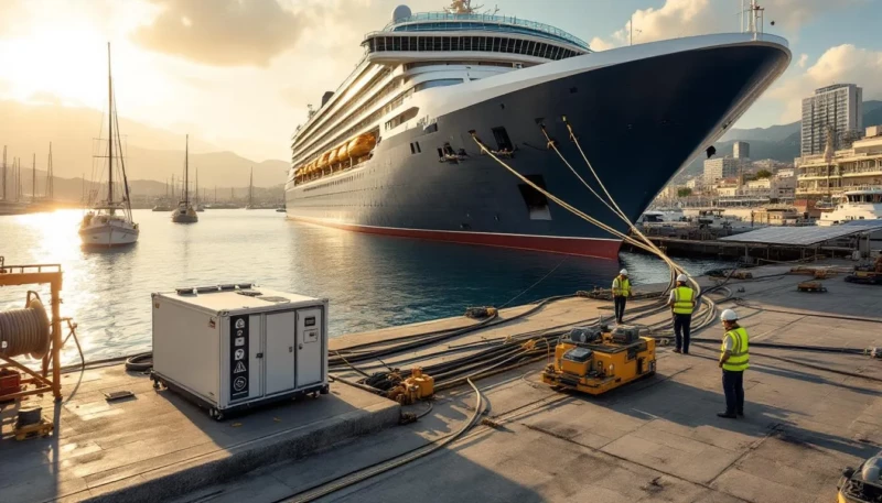 Marseille‑Fos : l’électrification à quai passe à la vitesse supérieure