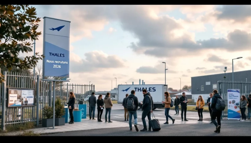 Thales : près de 290 recrutements annoncés en Bretagne en 2026 — impact RH local