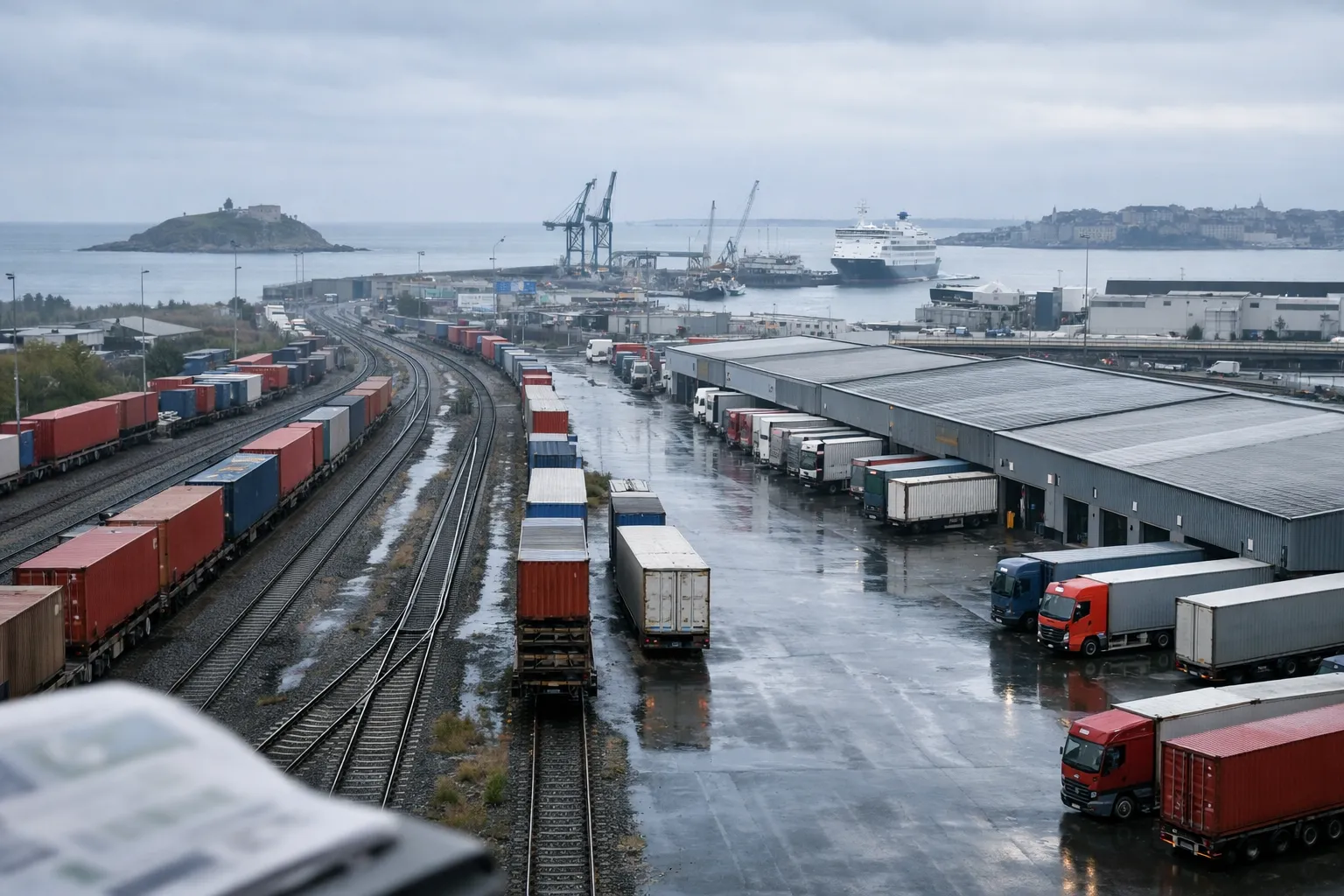 Port et rail fret en Bretagne, sur fond de ralentissement des investissements étrangers