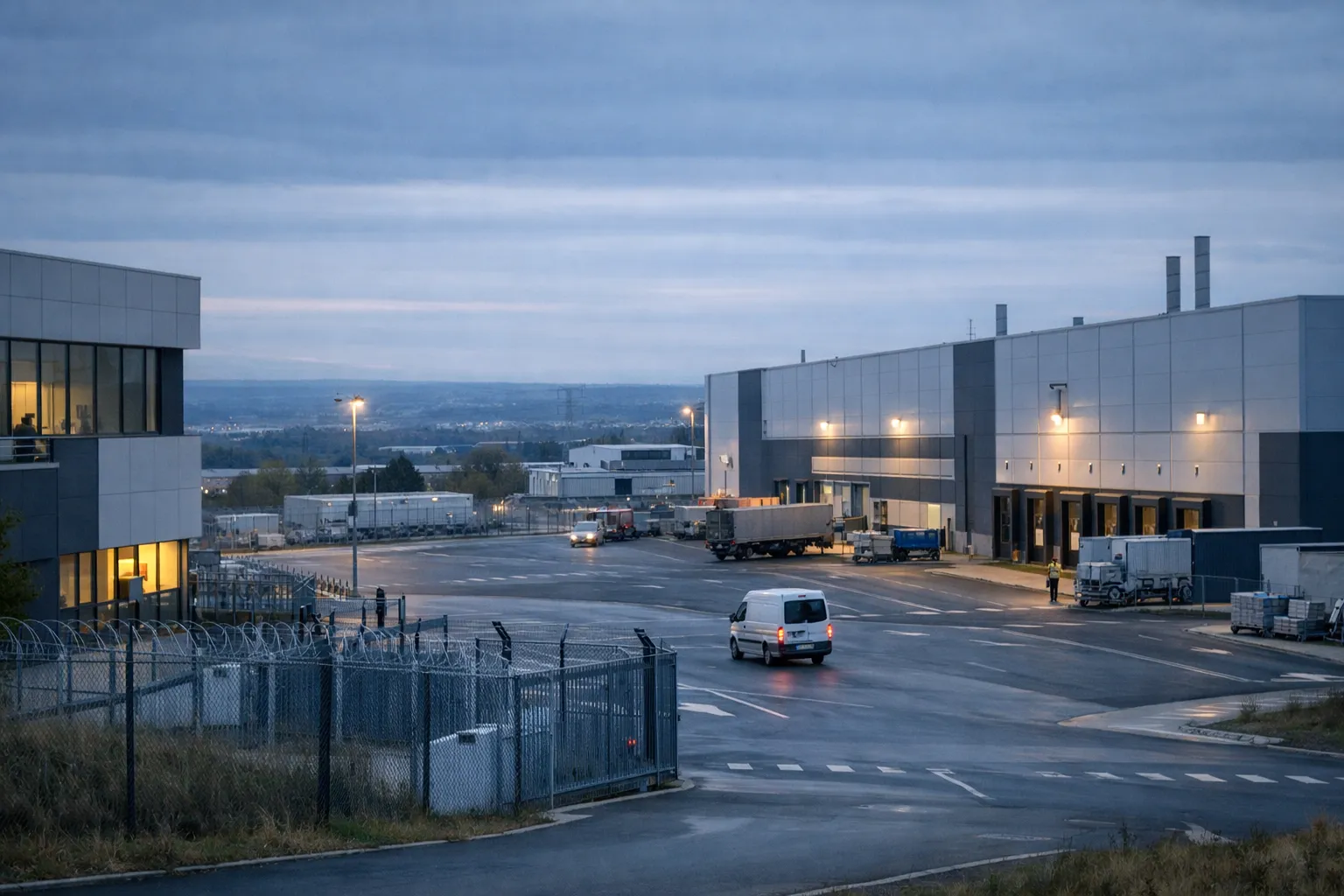 Site industriel en périphérie d’Orléans, lié au nouveau projet MBDA à Ormes
